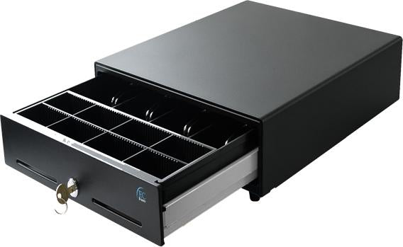 Cajón de dinero EC LINE EC-5100II-BLACK - Negro, Acero, 8, 4, Llave Cajón de dinero EC LINE EC-5100II-BLACK - Negro, Acero, 8, 4, Llave